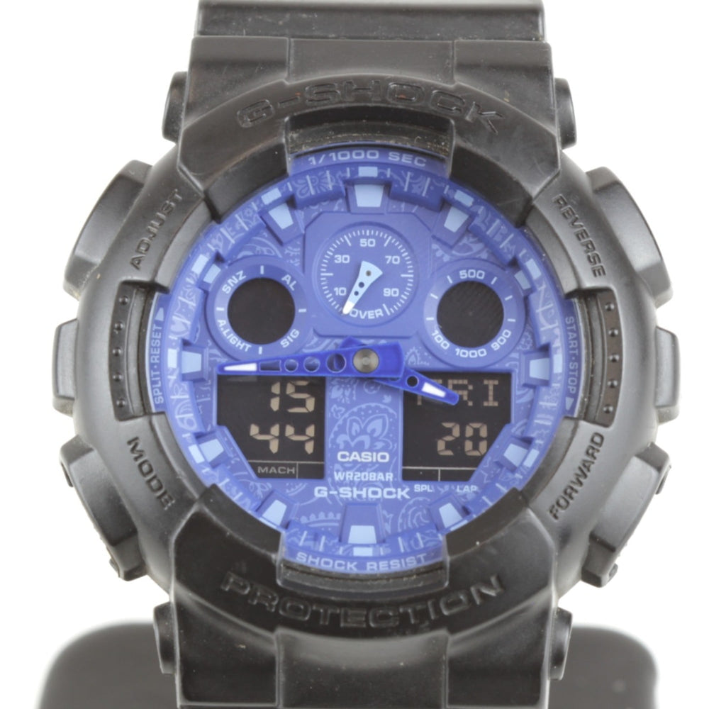 CASIO GA-100BP Quartz Men's Watch — Good
