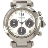 Cartier Pasha C Chronograph W31048M7 Stainless Steel Automatic Watch — Very Good