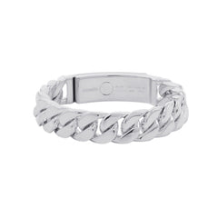 Hermes Kelly Gourmet GM Bracelet, Size SH, SV925 Silver, HERMES Chaine d'Ancre — Like New