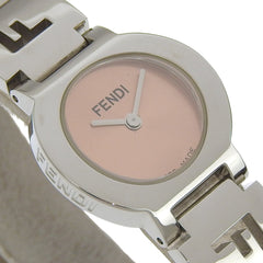 Fendi Olologi Women's Watch, 3050L Stainless Steel, Quartz Movement, Analog Display, Orange Dial — Very Good