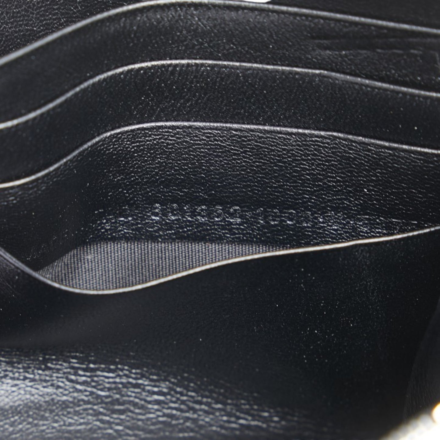 Balenciaga B logo long wallet in black leather for women.