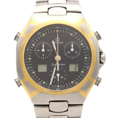 Omega Seamaster Polaris Two-Tone Stainless Steel x Gold-Plated Quartz Watch — Good
