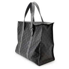 Louis Vuitton Monogram Eclipse Reverse Cabas Zip GM Tote Bag M45379 LOUIS VUITTON Black Handbag — Like New