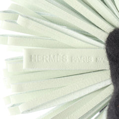 Hermes Carmen Vert Peppermint Charm Accessory Leather Agneau Milo Women's Green — New - Store Return
