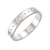 Gucci Icon Ring #18, 18K WG (White Gold 750) — Like New
