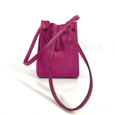 FENDI 8BS083 ORIGAMI MINI Small Shoulder Bag Leather Women's Purple G-240425-54 — New - Store Return