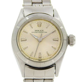Rolex ROLEX Oyster Perpetual Watch Thunderbird Bezel 6623 Stainless Steel 1965 Automatic Silver Dial perpetual Ladies — Good