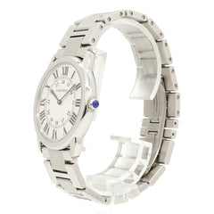 Cartier Ronde Solo LM W6701005 Silver Dial Men's Watch — Good