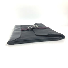 HERMES City Slide Pouch Clutch Bag for Men, Navy ME-240905-6 — Like New
