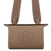 Hermes Shoulder Bag Videpoche Etoupe Togo B Stamp HERMES Handbag — Like New