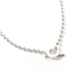 GUCCI Ball Chain Necklace 602736 J8400 8106, Sterling Silver 925, Unisex — Like New