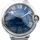 Cartier Ballon Bleu de automatic watch, total weight 119.4g, stainless steel, blue dial, WSBB0061 — Very Good