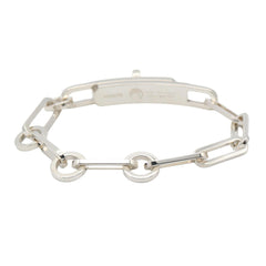 Hermes Kelly Chaine Bracelet, Sterling Silver 925, Tone, for Men and Women — Like New