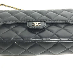 Chanel AP2096 CC Mark Phone Case Wallet CC Crossbody bag Long Wallet Shoulder Bag Black Gold — Like New