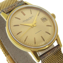 International Watch Company IWC Caliber 8541 Men's Automatic with Gold-Plated Analog Display and Gold Dial — Good