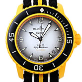 Swatch x Blancpain Fifty Fathoms Pacific Ocean Men's Watch SO35P100 — Very Good