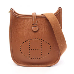 Hermes Evelyne Amazon TPM Shoulder Bag/Handbag, Leather, Taurillon Clemence, Brown Tone — New - Store Return
