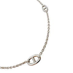 HERMES Farandole Long Necklace Chaine d'Ancre SV925 — Like New
