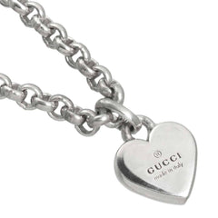Gucci GUCCI Necklace 56cm SV Sterling Silver 925 Heart — Like New