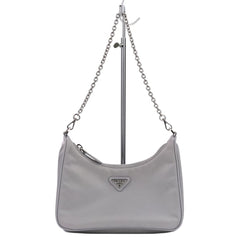 PRADA RE-NYLON Re-Edition 2005 Shoulder Bag 1BH204 Light Blue Women's — Like New