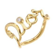 Christian Dior Amour #48 Diamond Ring, 18K Yellow Gold 750 — Like New