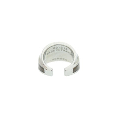 Hermes Like new Hermès Equus ear cuff GD1223 in brown, brown metal with transparent maroon accents. 0286 — Like New