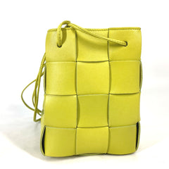 BOTTEGA VENETA 680218 Crossbody Bucket Pochette Shoulder Bag Kiwi Light green — Like New