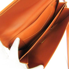 Bottega Veneta Mount Chain Shoulder Bag Women's Leather Handbag,Shoulder Bag Orange — Like New