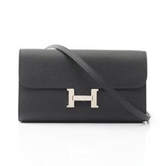 Hermes Constance Long To Go Shoulder Bag/Handbag, Veau Epsom Leather, Women's, Black — New - Store Return