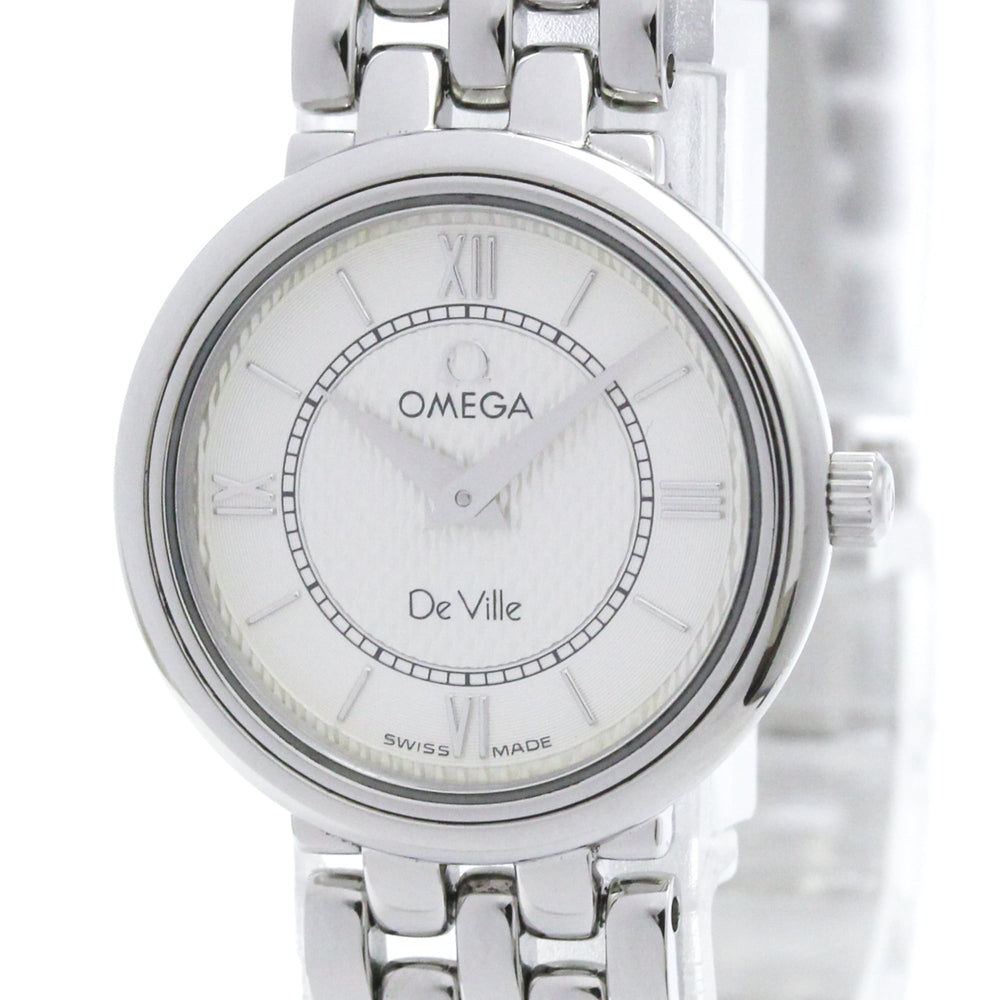 OMEGA De Ville Stainless Steel Quartz Ladies Watch 7574.31 Polished — Very Good