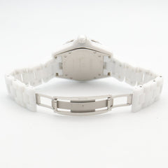 Chanel J12 Untitled Ceramic Men's Watch, White (H5582) — Very Good