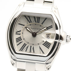 Cartier Roadster SM Watch, Stainless Steel, Ladies, Silver Tone, W62016V3 — Very Good