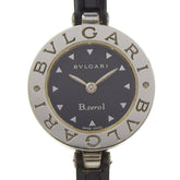 BVLGARI Bzero1 BZ22S Women's Watch with Stainless Steel and Rubber Quartz Movement, Analog Display, Black Dial — Good