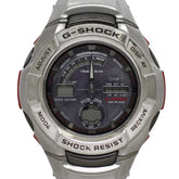 Casio The G Series Watch f-24971 Silver/Purple G-Shock GW-1210J Men's Stainless Steel Quartz CASIO Digital/Analog ec-24971 — Good