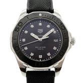 TAG Heuer Aquaracer Diamond WAY131M Black Dial Women's Watch — Very Good