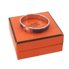 Hermes Clic H PM Bangle, Purple, Silver — Like New