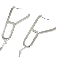 HERMES Ever Chaine d'Ancre Earrings for Women, Ag925, MO1036 — Like New