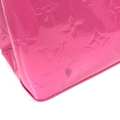LOUIS VUITTON M24028 Monogram Vernis LV Remix Lead PM 2-Way Bag, Tote Handbag, Shoulder Vernis, Women's, Neon Pink — Like New