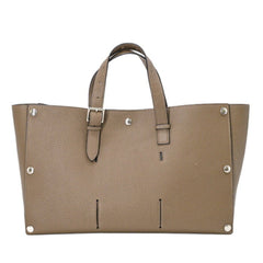HERMES Sac Vello handbag, Taurillon Clemence leather, women's, Etoupe — New - Store Return