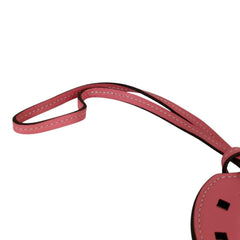 HERMES Paddock Faire à Cheval Accessory Bag Charm, Veau Swift Leather, Rose Azalee, Women's — Like New