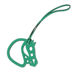 Hermes accessory bag charm Paddock Cheval mint Swift HERMES — Like New