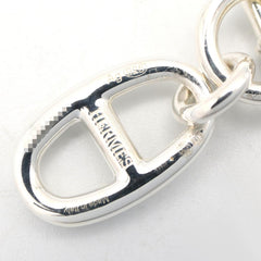 Hermes Chaine d'Ancre Amulette Necklace, Sterling Silver 925, Tone, 9.8g — Like New