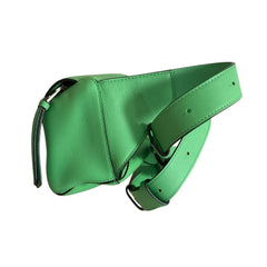 LOEWE PUZZLE MINI Bum Bag, Mini Body Bag/Shoulder B510U89X02, Green, Women's — Like New