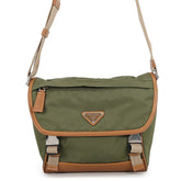 Prada Shoulder Bag Re-Nylon x Saffiano Medium Nylon Leather 2VD066 PRADA Handbag — Like New