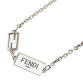 Fendi Logo Plate Necklace 1A0923 Metal Women's FENDI — Like New