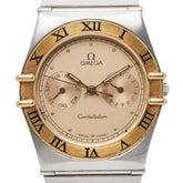 Omega Constellation Day-Date Watch 396.1070 Quartz Gold Dial Stainless Steel Solid Men's OMEGA — Good