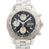 Breitling Superocean Day-Date A13340 Black Dial Men's Watch — Good