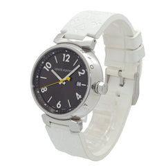 Louis Vuitton Tambour Q1111 Men's Watch, Date, Brown Quartz Watch — Very Good