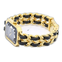 CHANEL Premiere S size H0001 483011001 Women's Watch GP (Gold Plated) x Leather 130517 — Good