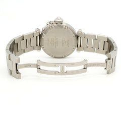 Cartier Pasha C W31023M7 Silver Dial Watch (Boys' Size) — Good